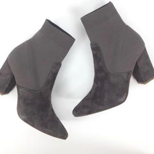 Steve Madden “Reece” Grey Sock Top Bootie size 10